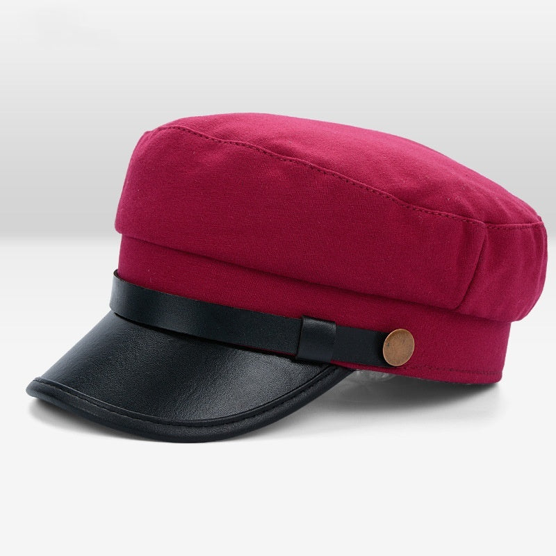 Women's British Retro Navy Sun Hat