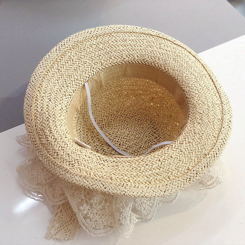 Fashionable Girls' Summer Thin Breathable Hat