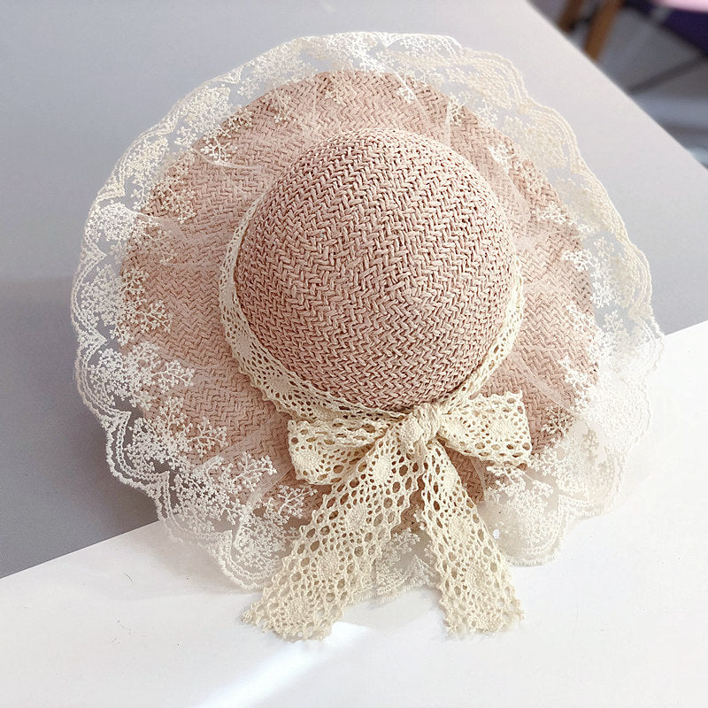 Fashionable Girls' Summer Thin Breathable Hat