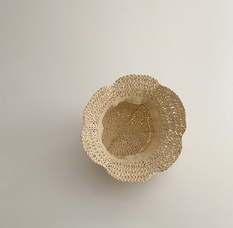 Children's Cute Straw Woven Sunshade Hat