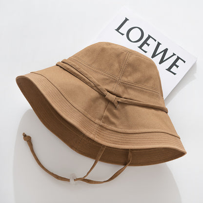 Women's Face Covering Small Big Brim Sun Hat