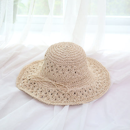 Women's Summer Hollow Crochet Straw Hat