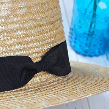 Women's Natural Fine Straw Straw Hat Handwoven