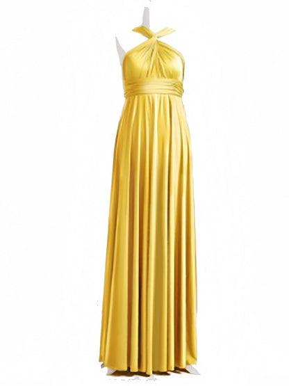 Cross Exposed Back Bandage Dress Long For Women