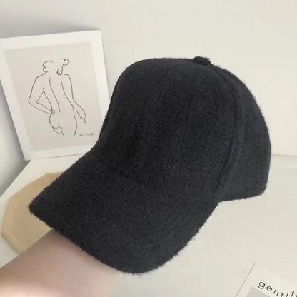 Baseball Warm Peaked Cap Thickened