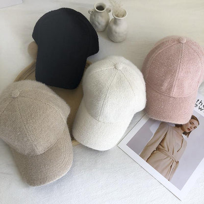 Baseball Warm Peaked Cap Thickened