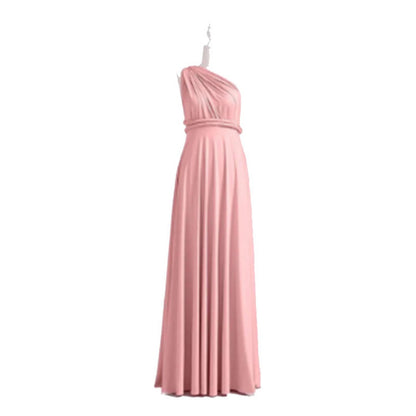 Cross Exposed Back Bandage Dress Long For Women