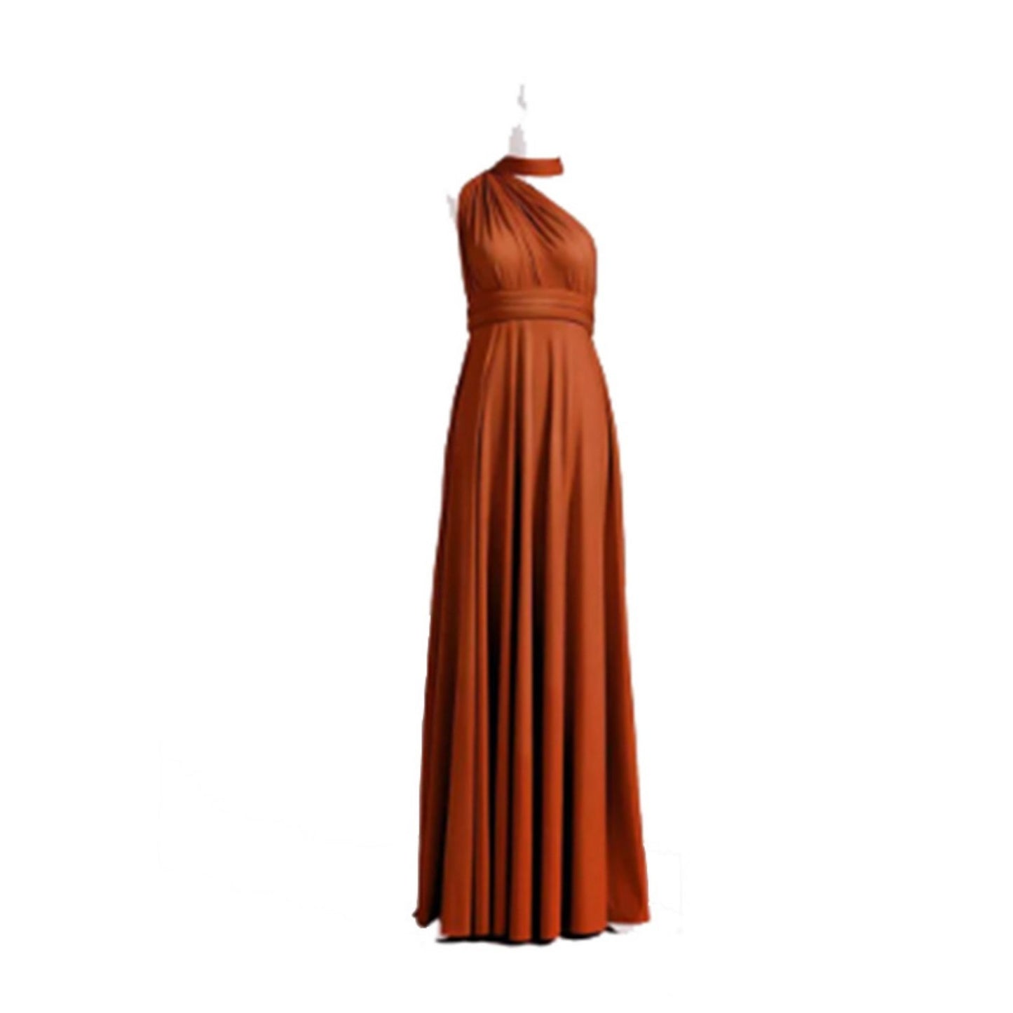 Cross Exposed Back Bandage Dress Long For Women