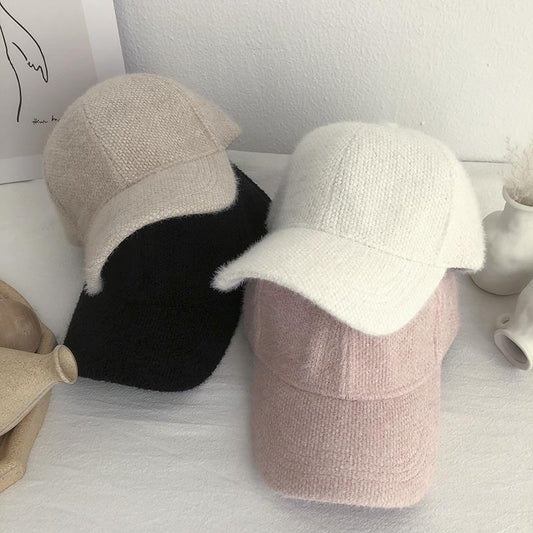 Baseball Warm Peaked Cap Thickened