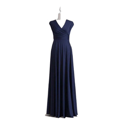 Cross Exposed Back Bandage Dress Long For Women
