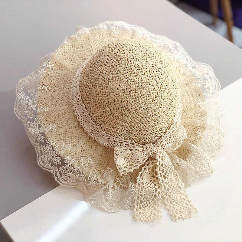 Fashionable Girls' Summer Thin Breathable Hat