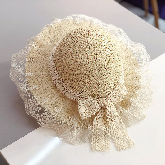 Fashionable Girls' Summer Thin Breathable Hat