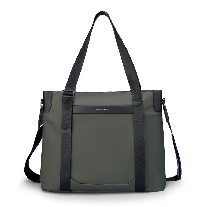 Men's Large Capacity Layered Shoulder Messenger Bag