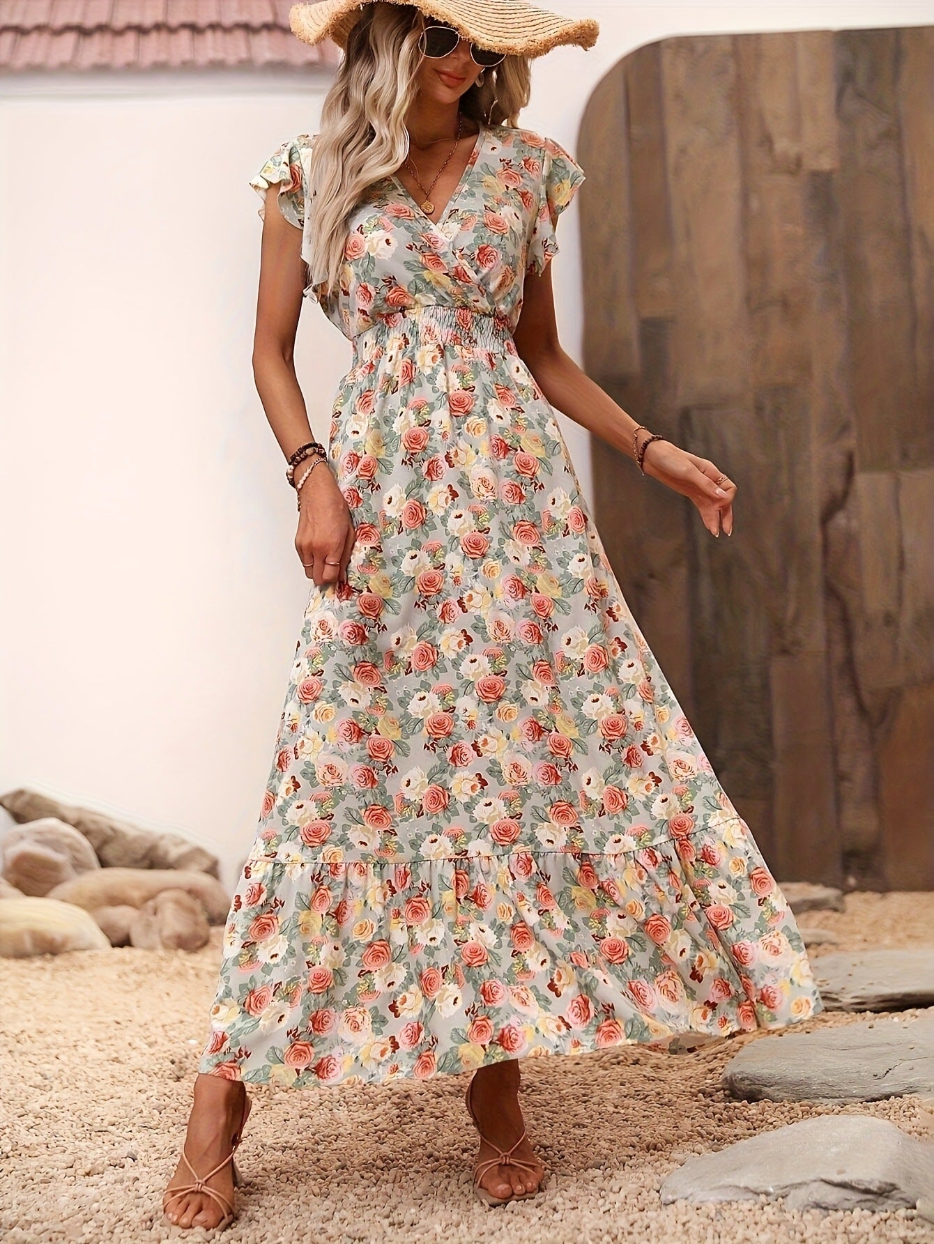 Bohemian Fashion Versatile Printed Jumpsuit