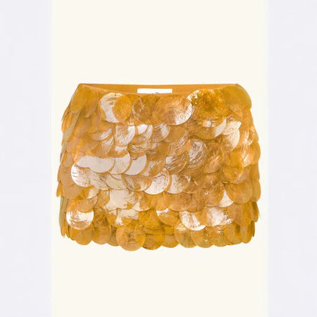 Summer High-grade Sequined Hip Skirt