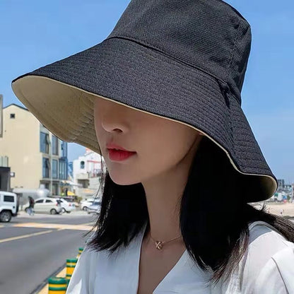 Reversible Comfortable Breathable Big Brim Sun Hat