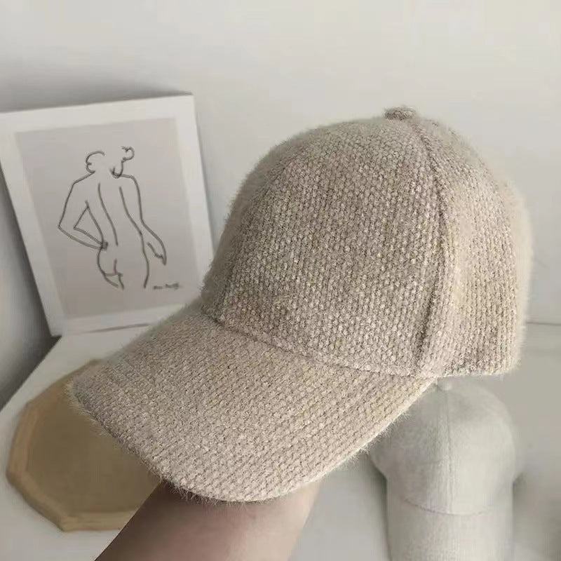 Baseball Warm Peaked Cap Thickened