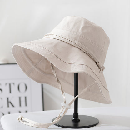Women's Face Covering Small Big Brim Sun Hat
