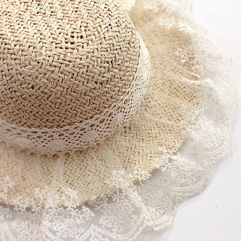 Fashionable Girls' Summer Thin Breathable Hat