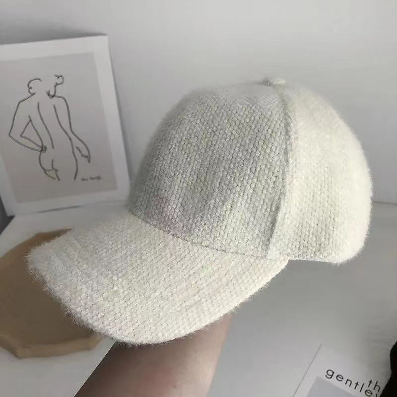 Baseball Warm Peaked Cap Thickened